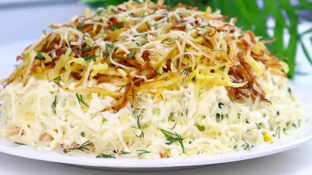 супер простой супер вкусный салат