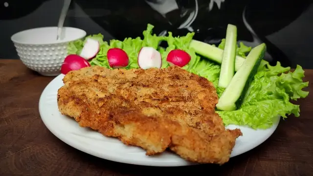 Вкусный шницель из свинины