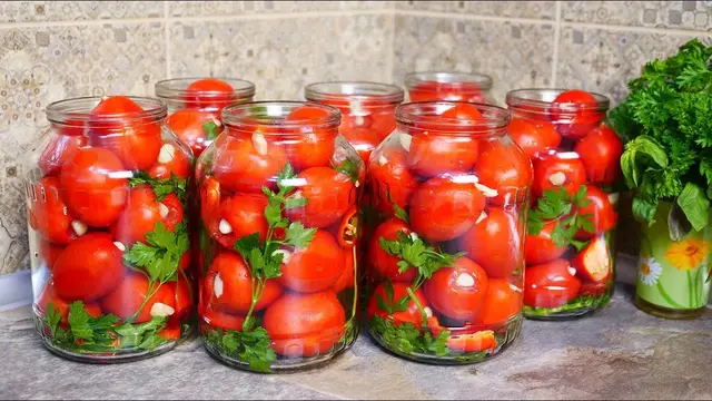 Маринованные помидоры на зиму без стерилизации