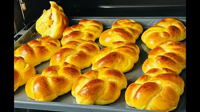 Булочки с творогом