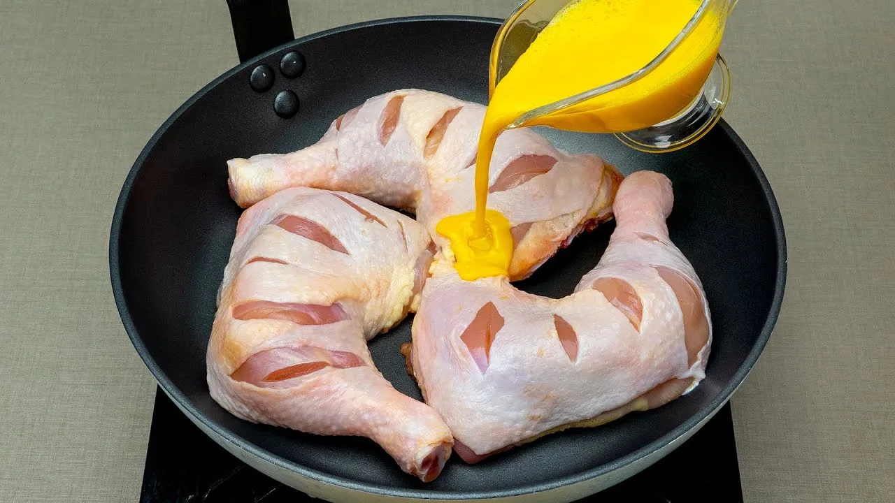 Куриные ножки на сковороде