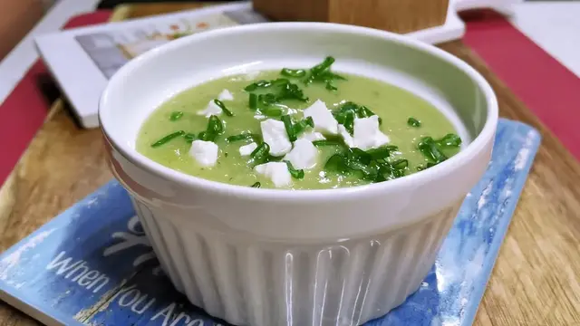 Холодный суп из кабачков