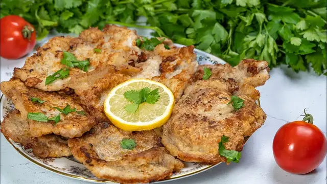 Насыщенные отбивные из свинины