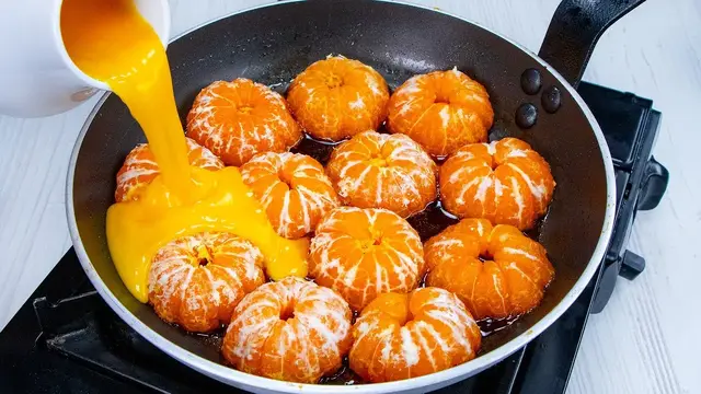 Вкусный кекс на сковороде