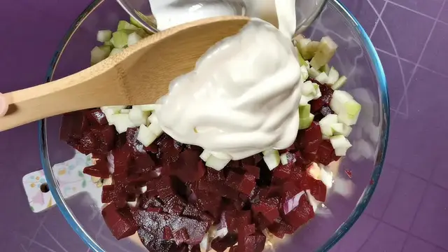 Салат с селедкой по-фински