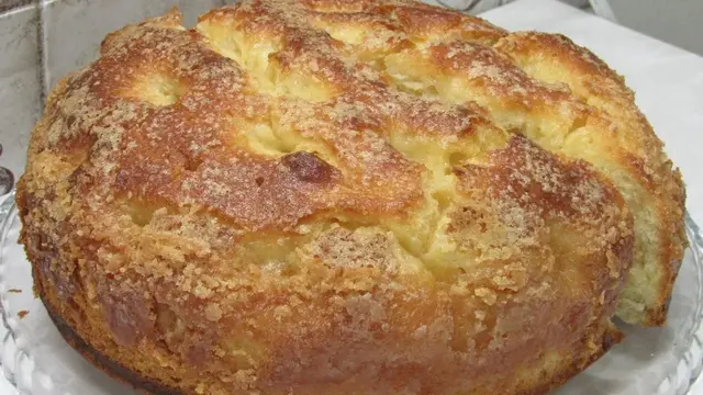 Вкусный сахарный пирог