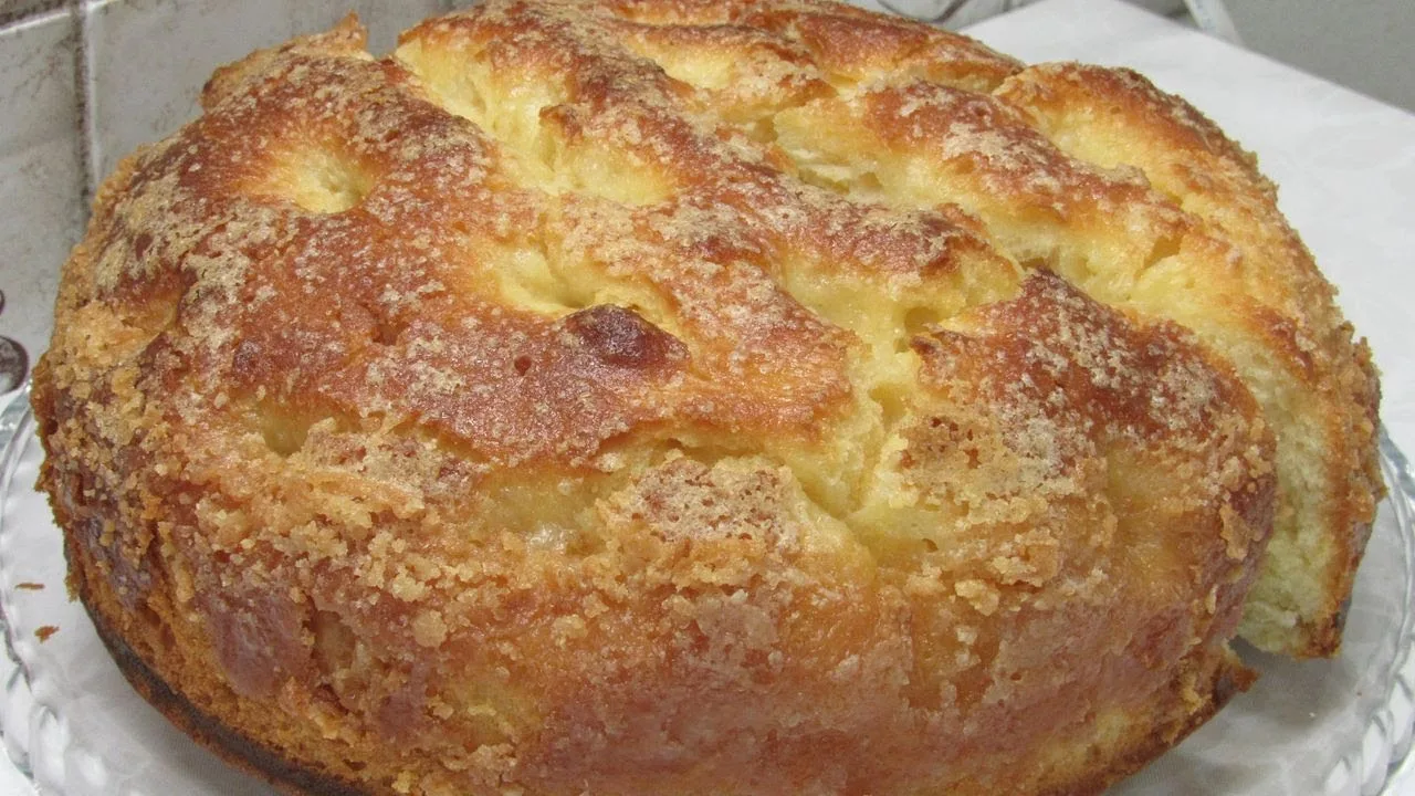Вкусный сахарный пирог