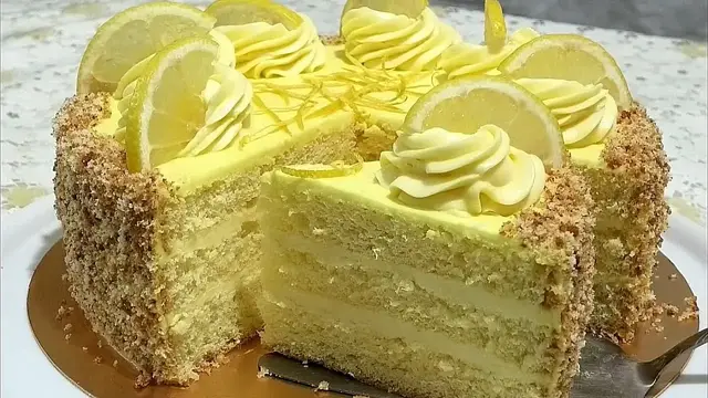 Лимонный торт