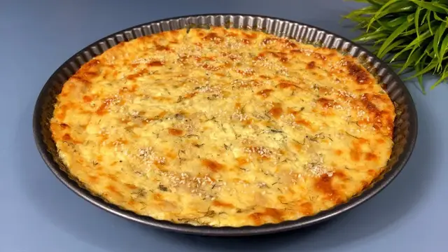 Сырный пирог к чаю