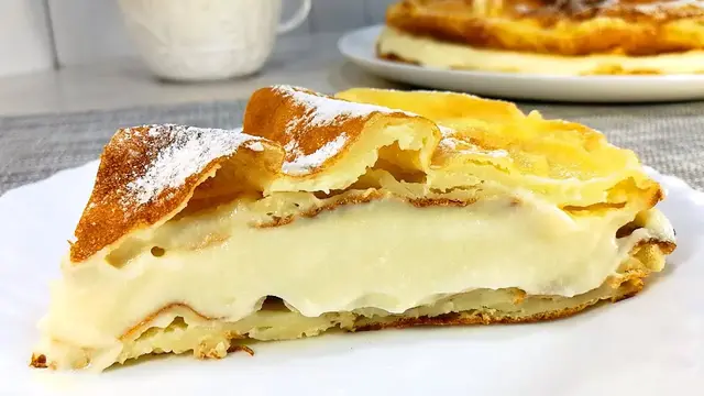 Нежный десерт очень ленивая Карпатка