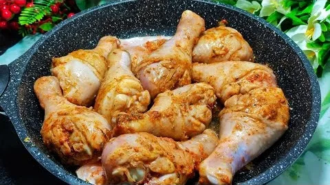 Сочные и мягкие куриные ножки на сковородке