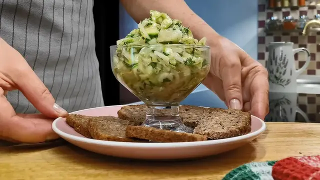 Закуска из кабачков