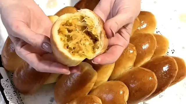 Самые вкусные пирожки с капустой