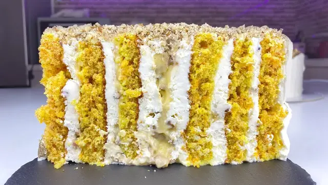 Нежный морковный торт