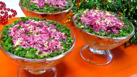 Новая подача салата Селёдка под шубой