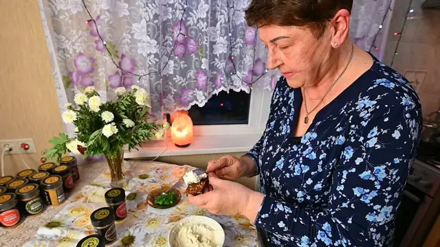 Творожная запуска на новогодний стол