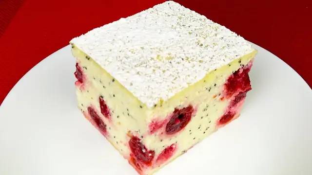 Лучшая творожная запеканка с вишней