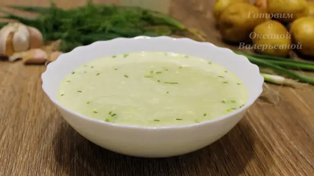 Лёгкий картофельный суп