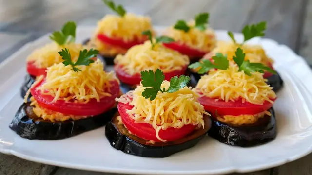 Баклажаны с сыром
