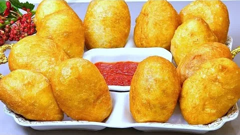 Жареные пирожки с картошкой