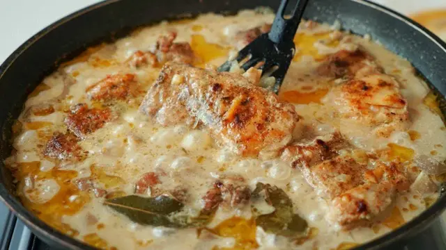 Сочная курица на сковородке