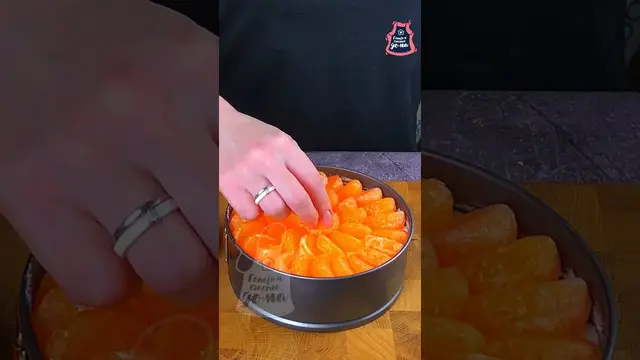 Мандариновый чизкейк без выпечки 