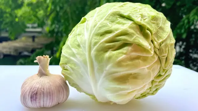 Весенний салат из капусты без майонеза
