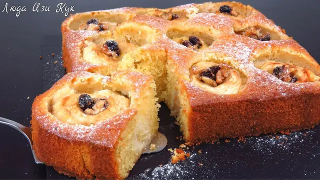 Супер пирог с яблоками