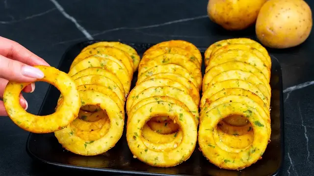 Хрустящая закуска из картошки
