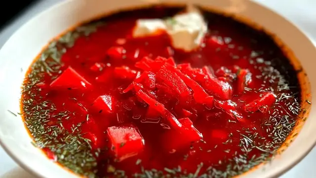 Борщ без мяса