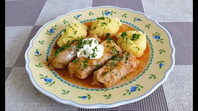 Голубчики с пюрешкой на ужин