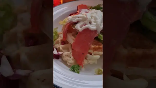 Сырные вафли на завтрак