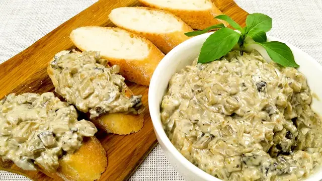 Жареные баклажаны с грибами