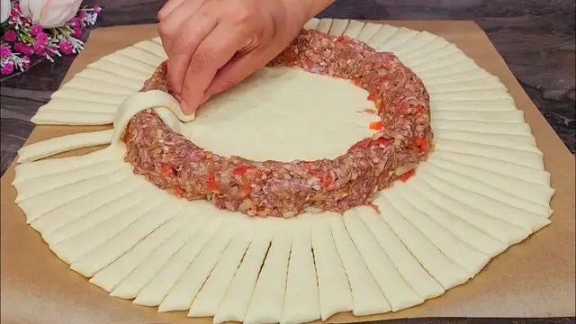 Вкусный пирог с фаршем