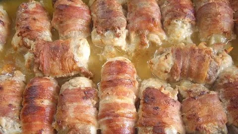 Мясные рулетики из свинины