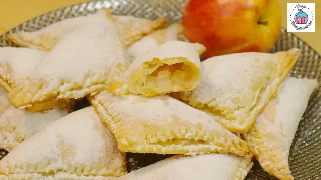 Творожное печенье с яблоками 