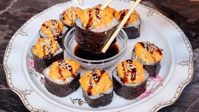 Запечённые роллы в домашних условиях