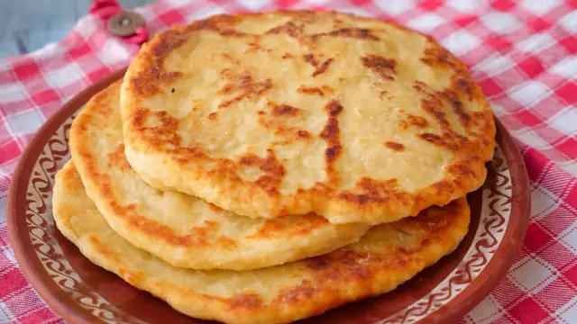 Картофельные лепёшки на сковородке 