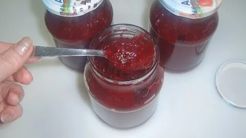 Желе из клюквы