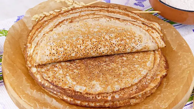 Блины из полезной цельнозерновой муки