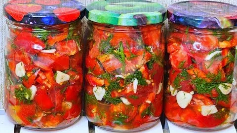 Вкусные помидоры на зиму