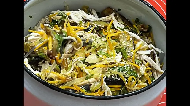 Вкусный салат из баклажан