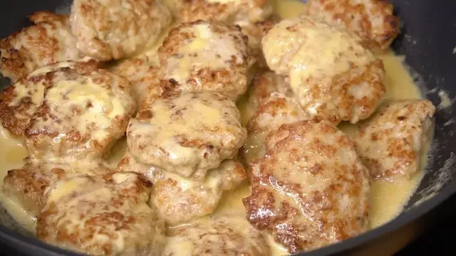 Домашние куриные котлеты 
