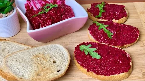 Вкуснейшая намазка на хлеб из свеклы