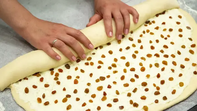 Булочки с творогом