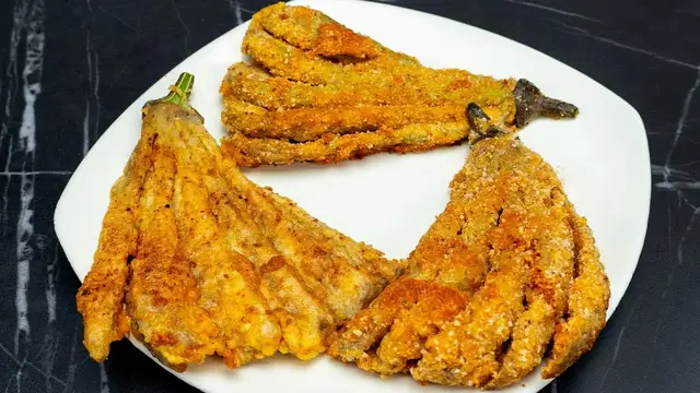 Вкусные баклажаны в панировке