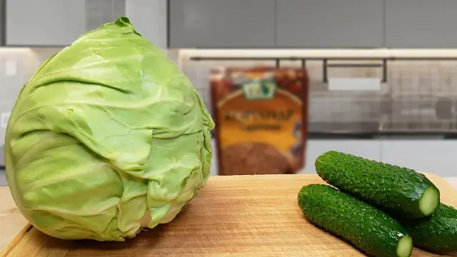 Вкусный салат из капусты