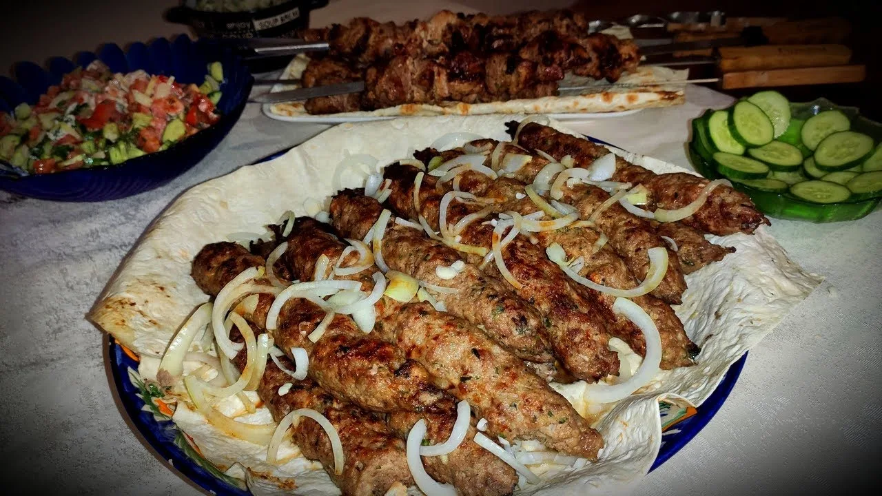 Люля кебаб на мангале