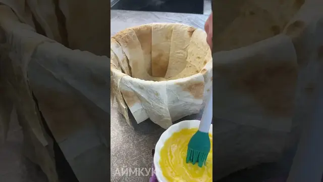 Плов в лаваше в духовке