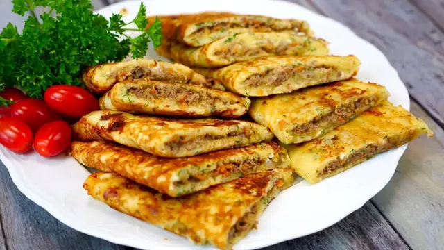 Закусочные блины с печенью